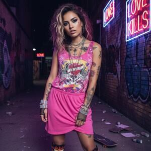 RARE Vintage Y2K Deadstock NWT  | Ed Hardy Mini Dress  | Size XS